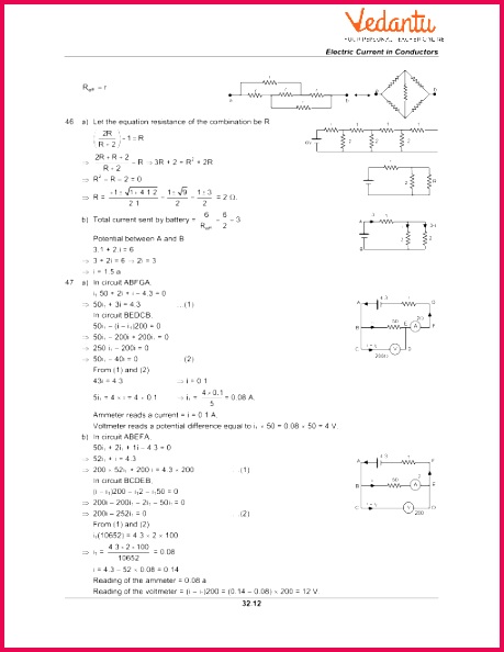HC Verma Class 12 Physics Part 2 Solutions for Chapter 32 Electric Current in Conductors