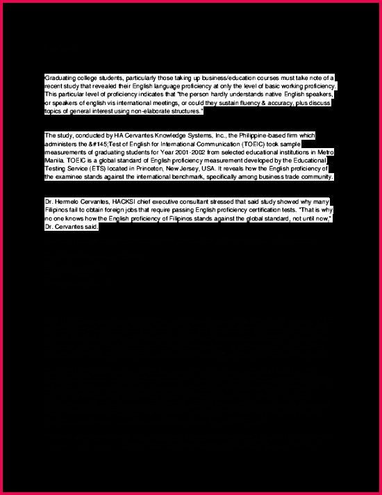 Local stu s study shows filipino college studes not proficient 550712 docx