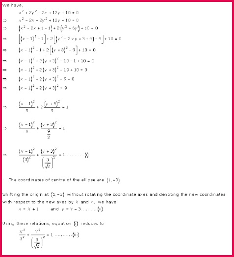 RD Sharma class 11 Solutions Ellipse Chapter 26