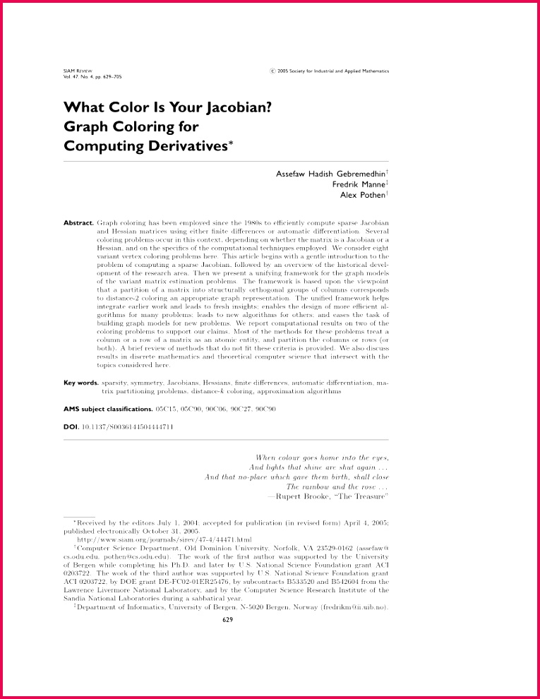Fast Reverse Mode Automatic Differentiation using Expression 765990 Fast Reverse Mode Automatic Differentiation using Expression Templates in C Robin J Hogan