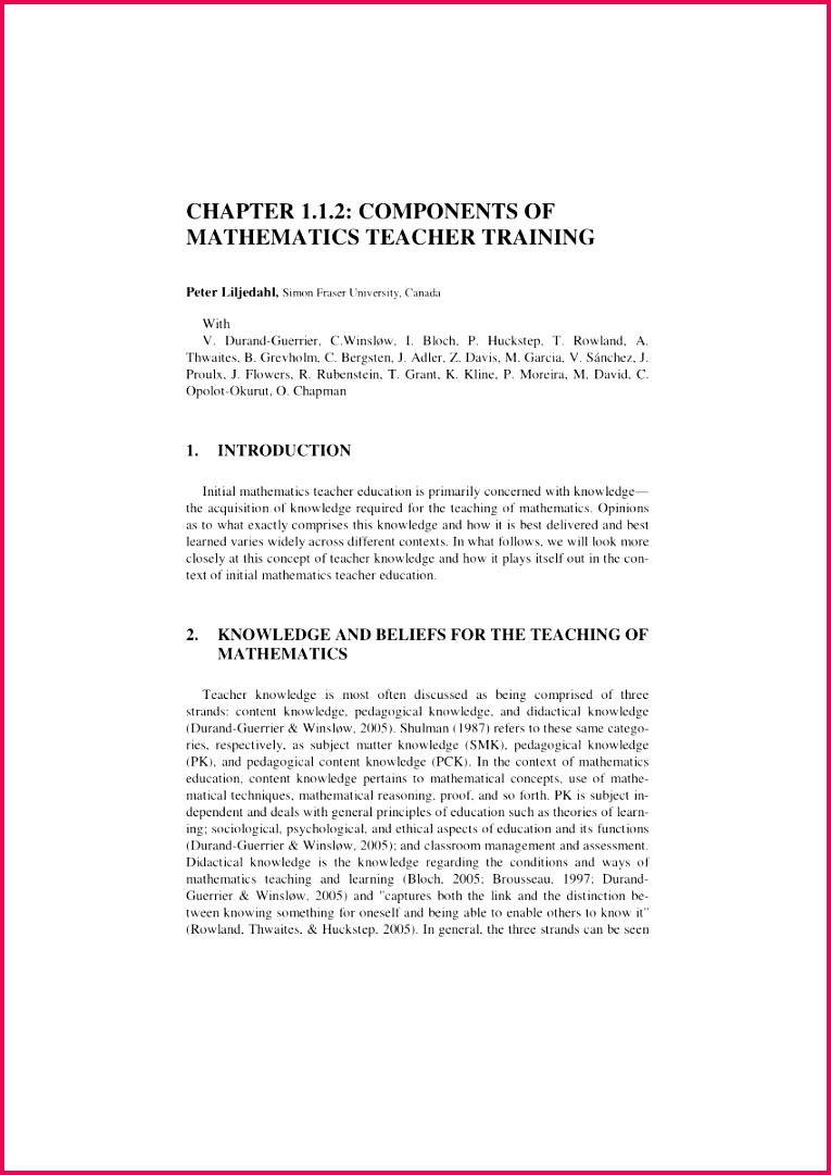 PDF ED 304 SUBJECT METHODS MATHEMATICS
