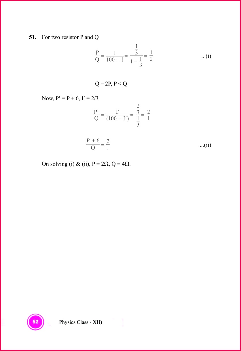 Class 12 Physics Notes for Electrostatics and Current Electricity