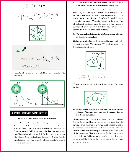 Class 12 Physics Revision Notes for Chapter 1 Electric Charges and Fields