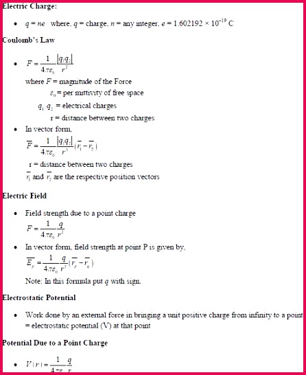 WBJEE Electrostatics Concepts 1