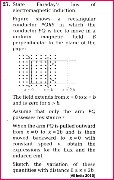 important questions for class 12 physics cbse electromagnetic