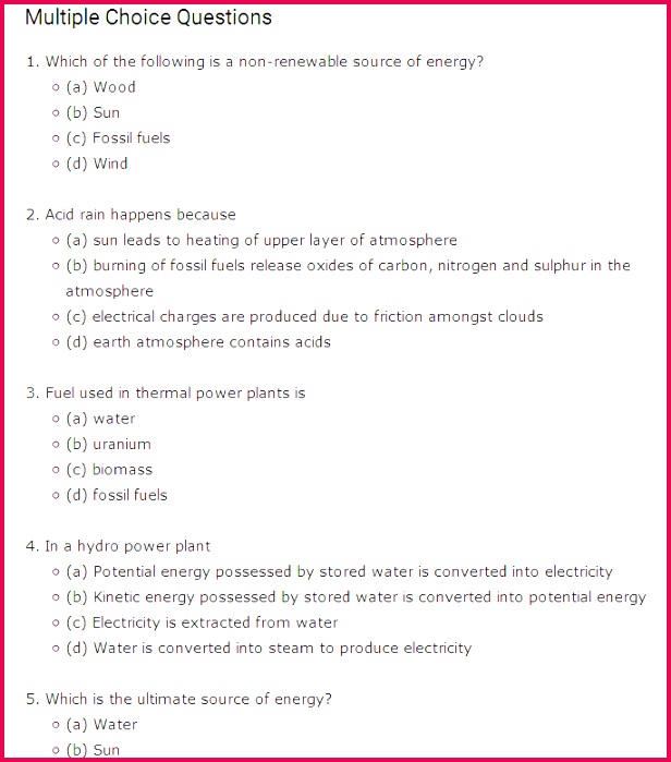 Chapter 14 Sources of Energy
