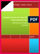 puter Science for Class XII Programming using C Solved Exercises Programs