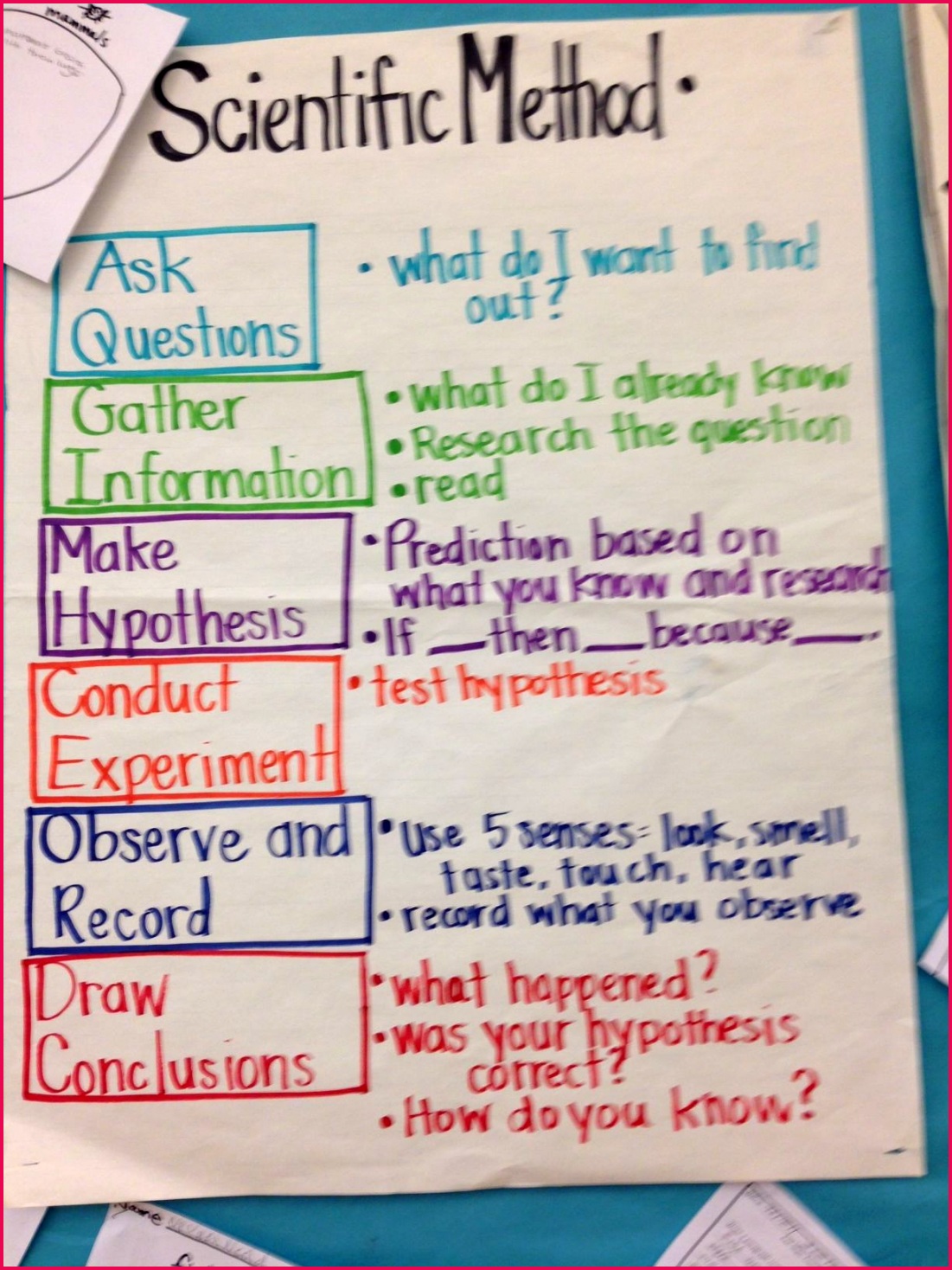 Scientific Method Anchor Charts 11011468 Scientific Method