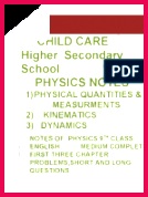 plete Notes on 9th Physics by Asif Rasheed