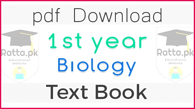 1st Year Biology Book pdf 11th class Biology