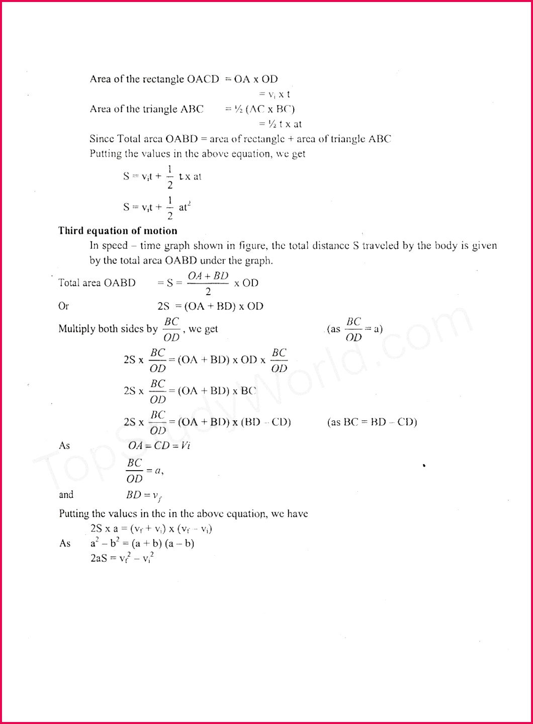 KIPS TEXTBOOK EXCERCISE OF KINEMATICS FOR 9TH CLASS PHYSICS
