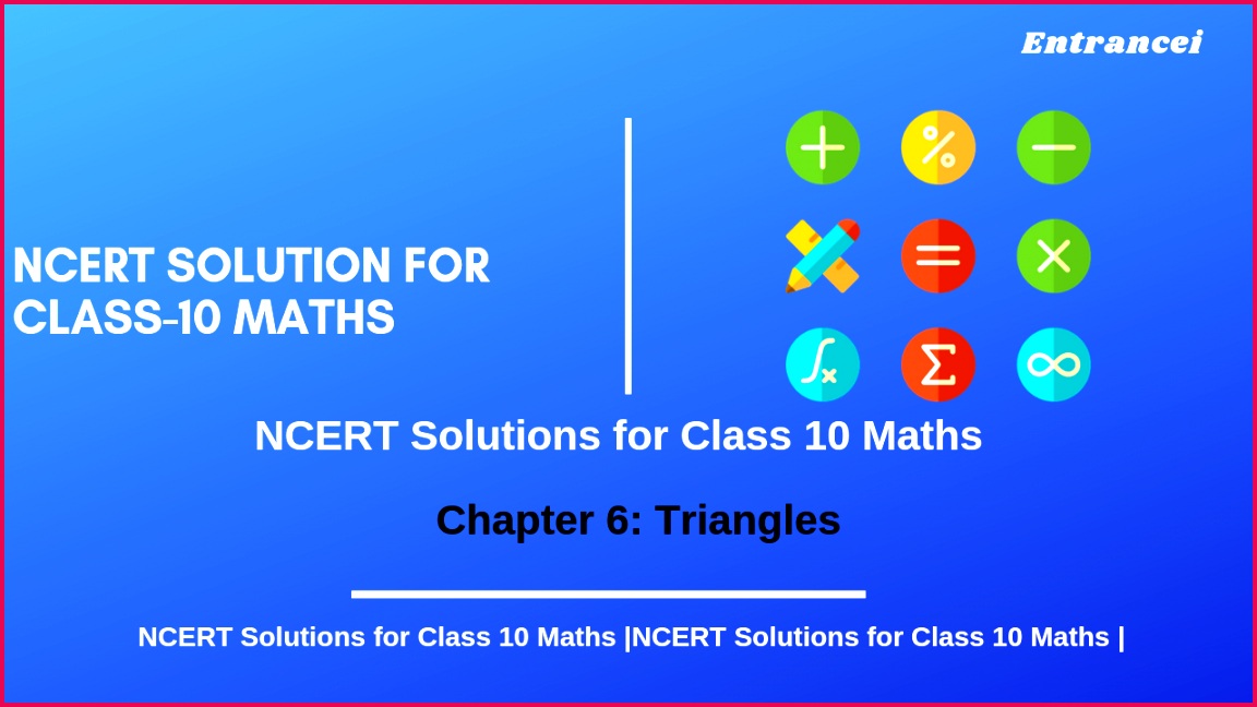 chapter 6 Triangles Exercise 6 3