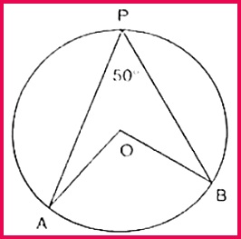 O is the centre of the circle