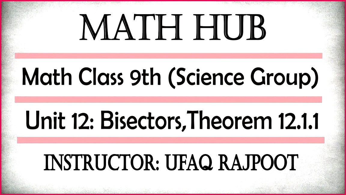 Math Class 9th Ch 12 Theorem 12 1 1 Vp