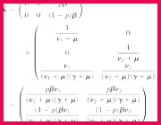 Remember that for a 2  2 matrix the dominant eigenvalue and hence â0 can be obtained from the trace and the determinant of the matrix as