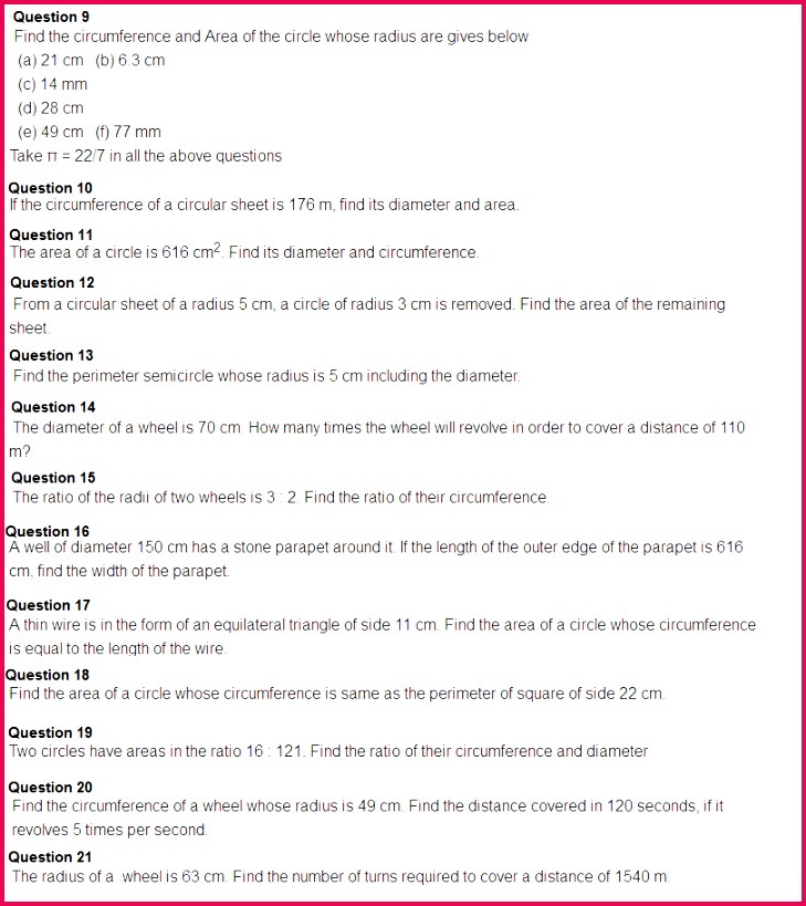 Important Questions Class 8 Maths Chapter 11 Mensuration Part 3