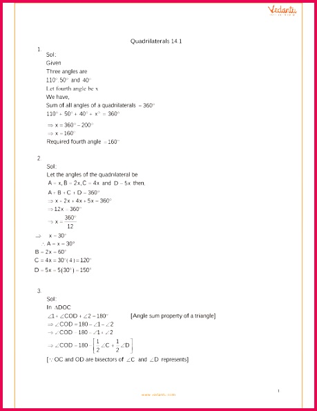 14 Quadrilaterals part 1