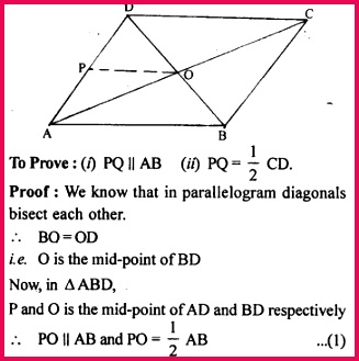 ML Aggarwal Class 9 Solutions for ICSE Maths Chapter 11 Mid Point Theorem 4