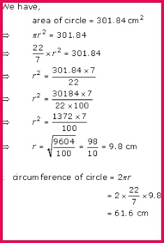 Chapter 13 Areas Related to Circles RD Sharma Solutions for Class 235347 RDS C10 CH15 E15 1 A2 GIF