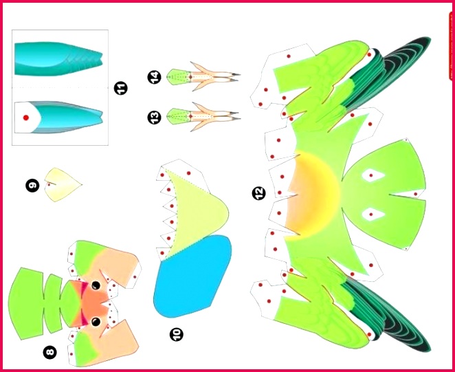 bird template awesome printable pattern little 3d templates
