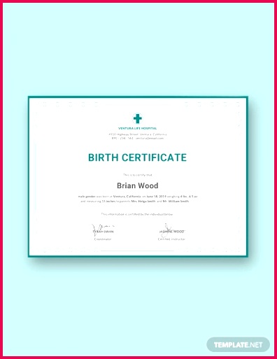 birth certificate