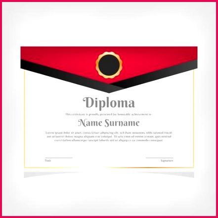 vector certificate template awards diploma