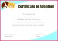 6 Animal Adoption Certificate Templates