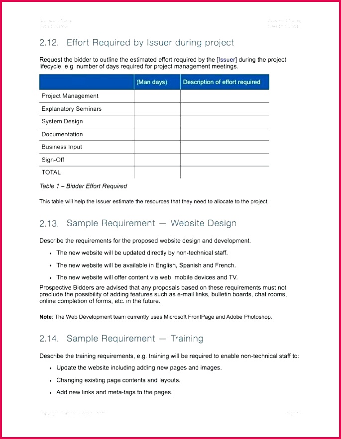 Request For Proposal Template Apple Pages And Numbers Training Sample 685883 request for proposal template apple pages and numbers training sample
