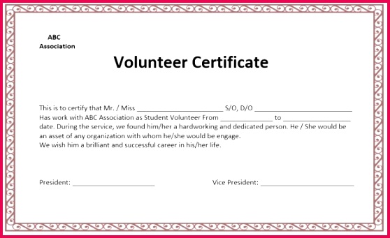 Volunteer Recognition Certificate Template Resume Template Award Template 0d Wallpapers 50 Best Award