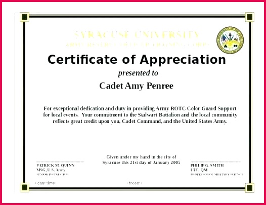 employee appreciation certificate templates elegant training certificates e template course pletion army drivers fresh for army certificate of training template appreciation letter format