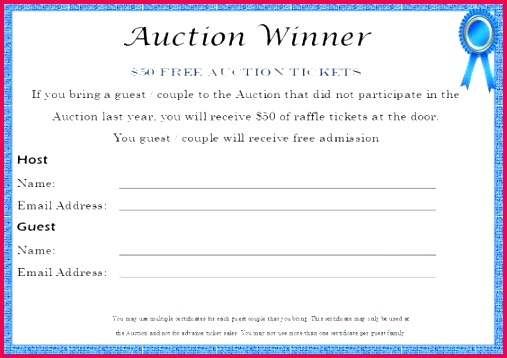 auction winner certificate template of petition