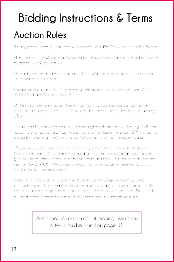 fundraising letter templates free new silent auction donation of re silent auction t certificate template letter of intent winner donor thank you sample silent auction letter template templates for