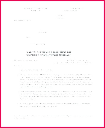 legal separation agreement template marriage australia