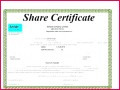 5 Australian Company Share Certificate Template