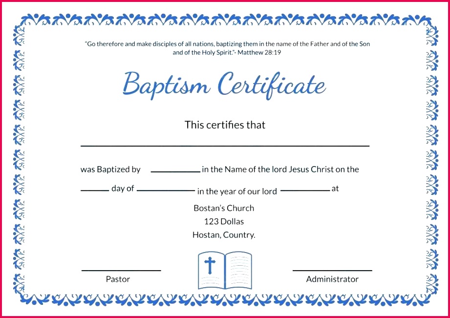 large size of baptismal certificate template and baptism publisher with free plus format sample templates