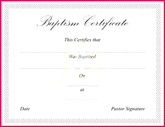 printable baptism certificates godparent certificate template