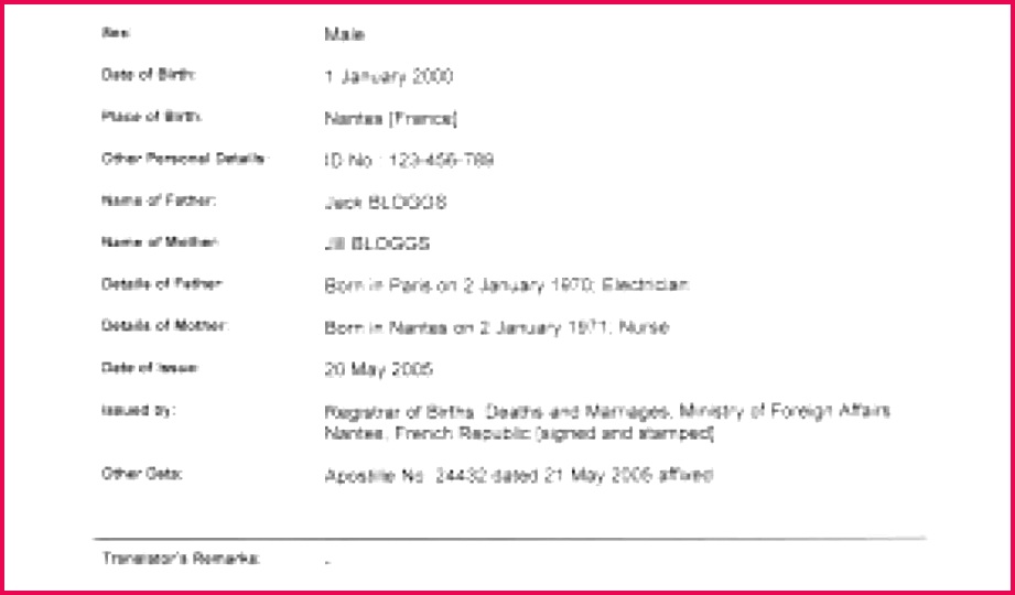 Birth Certificate French Sample or Birth Certificate Indiana New Indiana Death Certificate Sample Copy