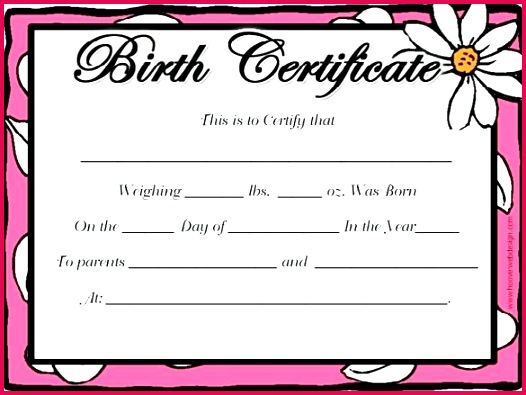 blank baby birth certificates free printable certificate template doc fill in the definition puter prin