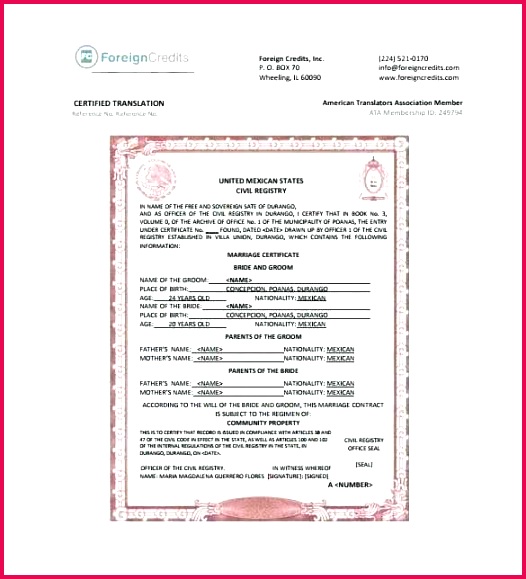 certificate of translation template translation of marriage certificate to birth birth certificate translation template russian to english