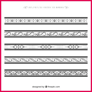ornamental certificate border collection 23