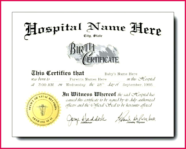 blank pet adoption and birth certificate template birthday printable t certificates templates free