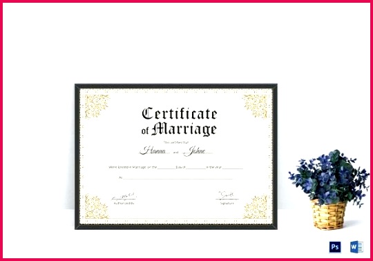 printable keepsake marriage certificate template blank uk templates