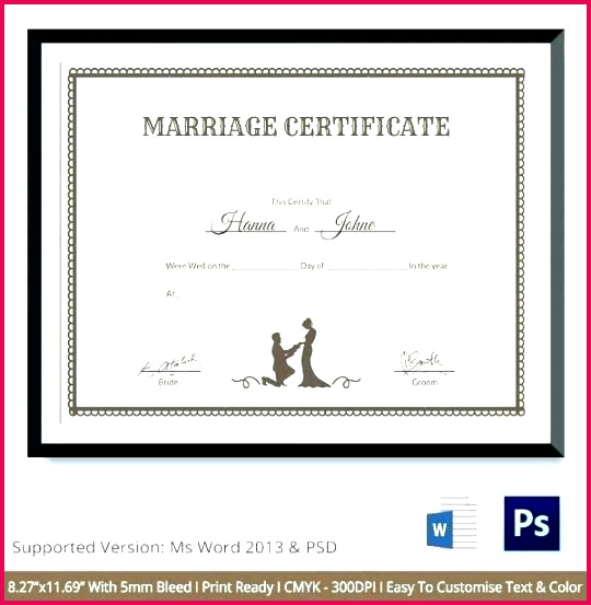 marriage certificate template beautiful word new report license form of sample business free fake to blank cu