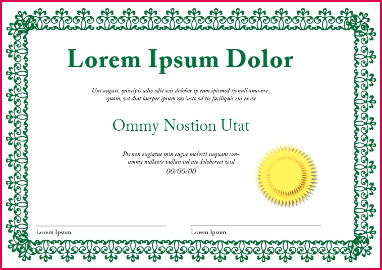 Free InDesign Certificate Templates InDesignSecrets InDesignSecrets 757535 Certificate2