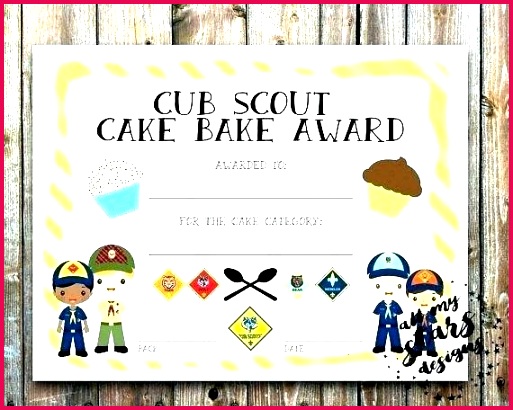 certificate templates new pinewood derby award template car cub scout pocket