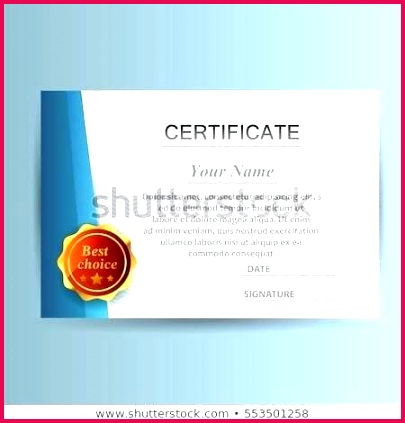 design certificate template business education award stock vector with or illustration ce