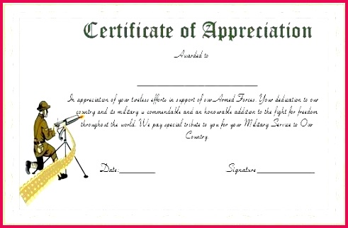 certificate appreciation wording army bullets ine heavenly of example template gratitude sample