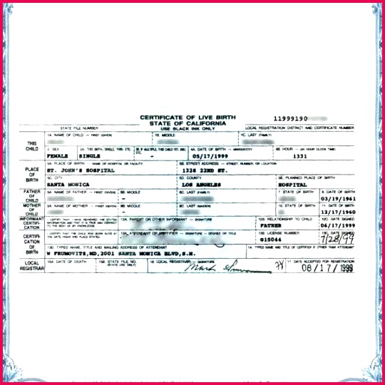 orange county birth certificate model clerk recorder correction letter format application