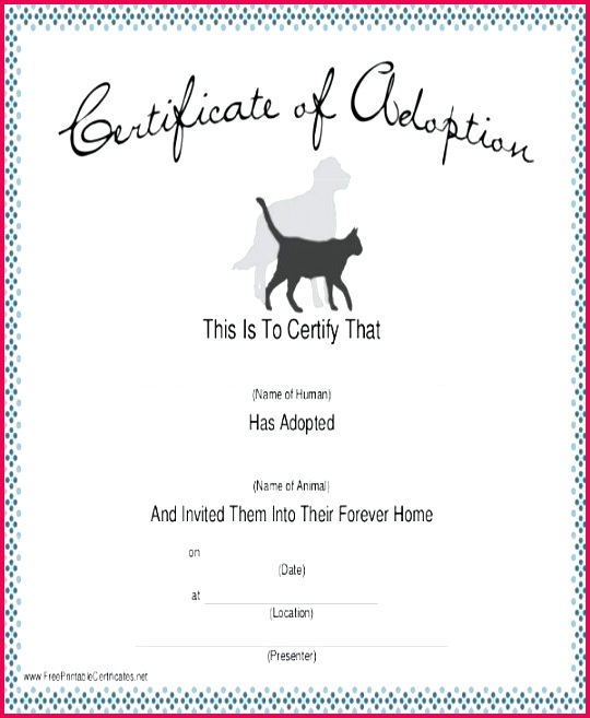 dog certificate template free pet birth 7 translation word c