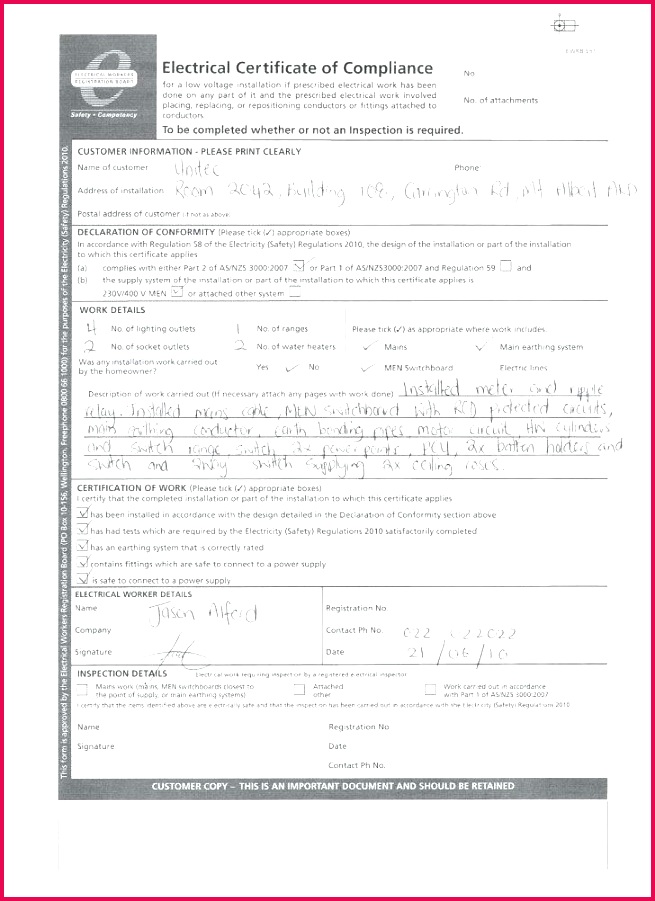 certificate of pliance form template with pictures large size